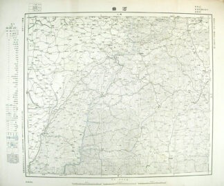 河曲 東亜五十万分一図