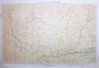 支那西部其2(西安蘭州近傍) 100万分1航空図