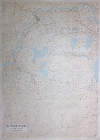 南京広徳近傍図 25万分の1