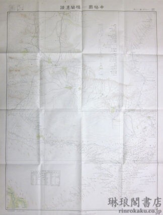 辛格爾─楼蘭遺蹟 新疆甘粛二十五万分一図29号