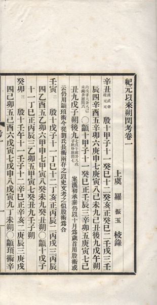 紀元以来朔閏考