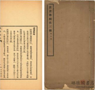 清画伝輯佚三種 附引得